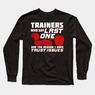 Personal Athletic Trainer Coach Gift Long Sleeve T-Shirt